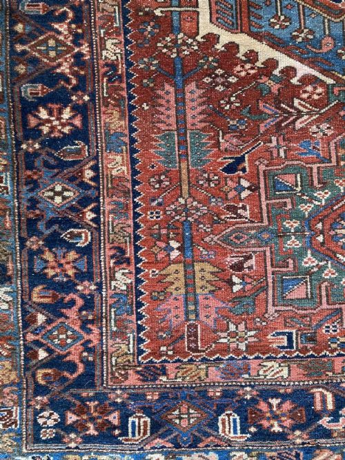 ANTIQUE KARADJA RUG 192M X 144M - ADDITIONAL PHOTO 5
