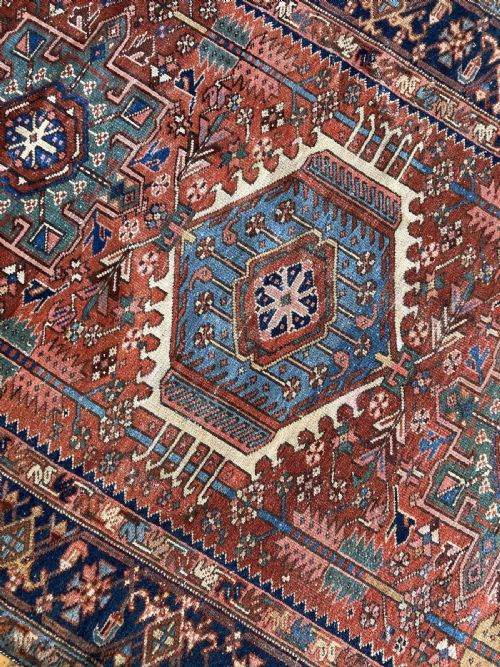 ANTIQUE KARADJA RUG 192M X 144M - ADDITIONAL PHOTO 9