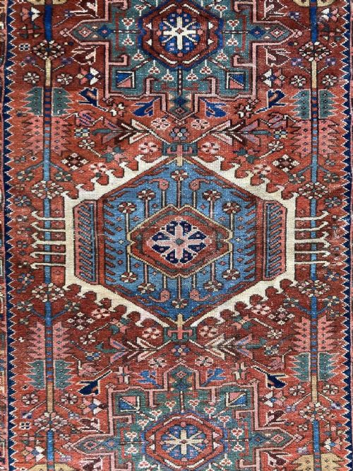 ANTIQUE KARADJA RUG 192M X 144M - ADDITIONAL PHOTO 10