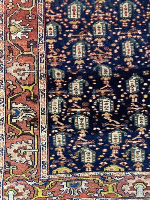 ANTIQUE MAHAL RUG 151M X 102M - ADDITIONAL PHOTO 5