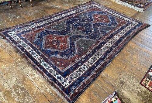 ANTIQUE QASHQAI CARPET 300M X 201M - ADDITIONAL PHOTO 2