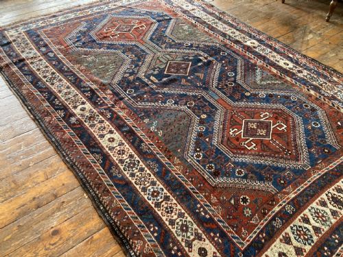 ANTIQUE QASHQAI CARPET 300M X 201M - ADDITIONAL PHOTO 3