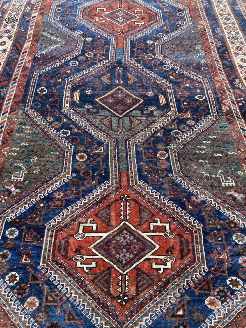 ANTIQUE QASHQAI CARPET 300M X 201M - ADDITIONAL PHOTO 5