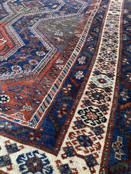 ANTIQUE QASHQAI CARPET 300M X 201M - ADDITIONAL PHOTO 7