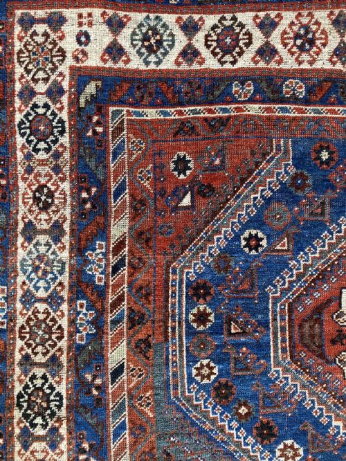 ANTIQUE QASHQAI CARPET 300M X 201M - ADDITIONAL PHOTO 10