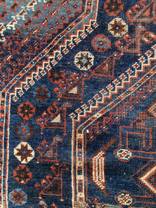 ANTIQUE QASHQAI CARPET 300M X 201M - ADDITIONAL PHOTO 14