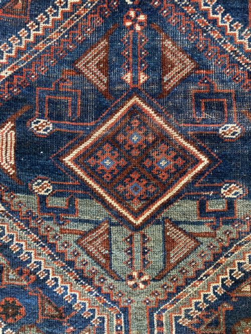 ANTIQUE QASHQAI CARPET 300M X 201M - ADDITIONAL PHOTO 15
