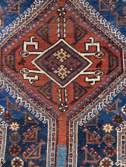 ANTIQUE QASHQAI CARPET 300M X 201M - ADDITIONAL PHOTO 16
