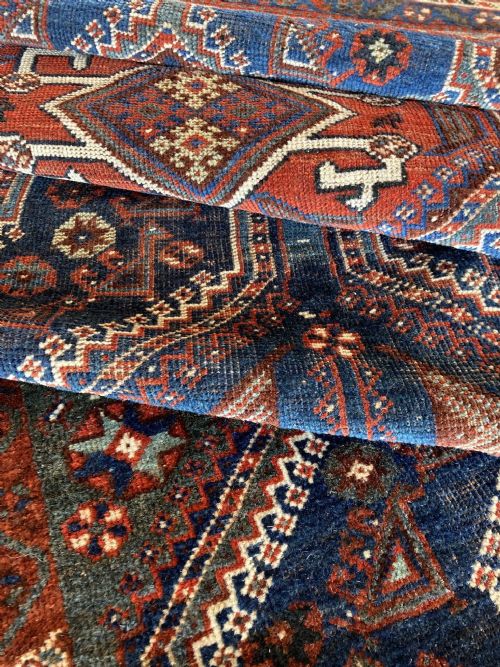 ANTIQUE QASHQAI CARPET 300M X 201M - ADDITIONAL PHOTO 17