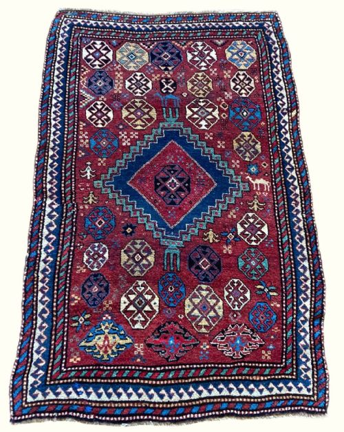 ANTIQUE KURDISH RUG 220M X 133M - ADDITIONAL PHOTO 1