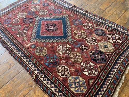 ANTIQUE KURDISH RUG 220M X 133M - ADDITIONAL PHOTO 4