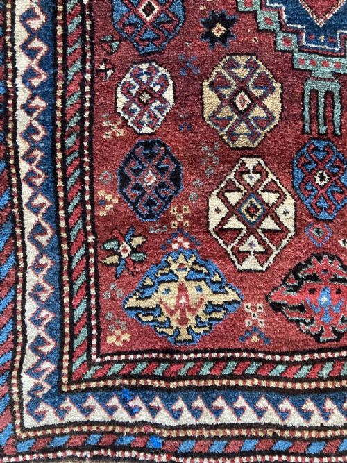 ANTIQUE KURDISH RUG 220M X 133M - ADDITIONAL PHOTO 5