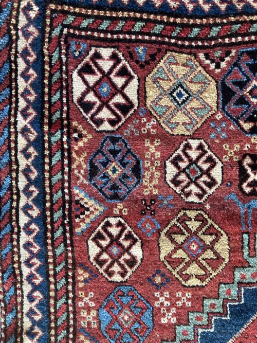 ANTIQUE KURDISH RUG 220M X 133M - ADDITIONAL PHOTO 9