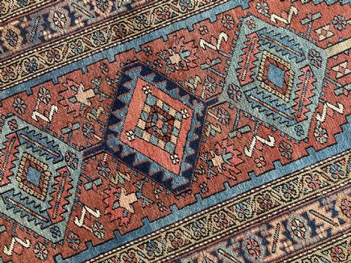 ANTIQUE HERIZ RUG 181M X 096M - ADDITIONAL PHOTO 9