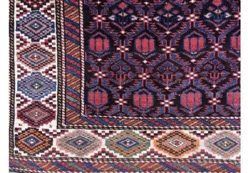 ANTIQUE CAUCASIAN KUBA RUG 210M X 135M - ADDITIONAL PHOTO 5