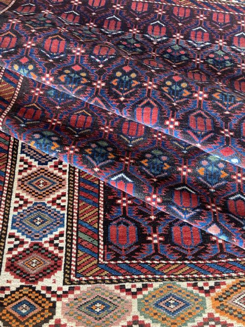 ANTIQUE CAUCASIAN KUBA RUG 210M X 135M - ADDITIONAL PHOTO 11