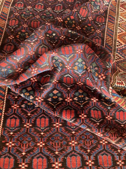 ANTIQUE CAUCASIAN KUBA RUG 210M X 135M - ADDITIONAL PHOTO 12