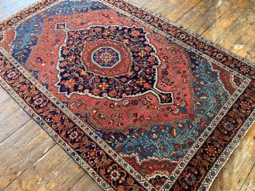 ANTIQUE SAROUK FERAHAN RUG 220M X 142M - ADDITIONAL PHOTO 3