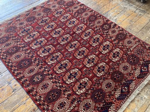 ANTIQUE TEKKE WEDDING RUG 170M X 137M - ADDITIONAL PHOTO 3