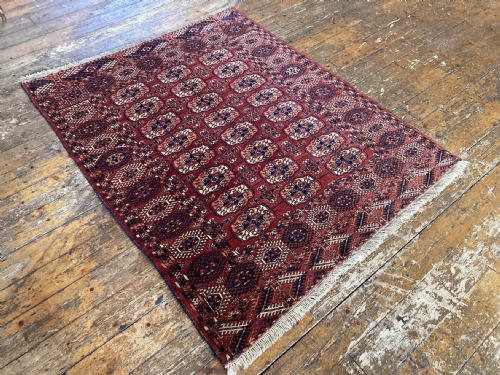 ANTIQUE TEKKE WEDDING RUG 170M X 137M - ADDITIONAL PHOTO 4