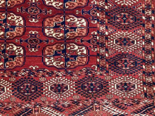 ANTIQUE TEKKE WEDDING RUG 170M X 137M - ADDITIONAL PHOTO 5