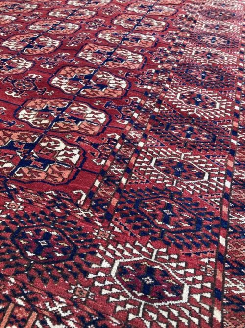 ANTIQUE TEKKE WEDDING RUG 170M X 137M - ADDITIONAL PHOTO 7