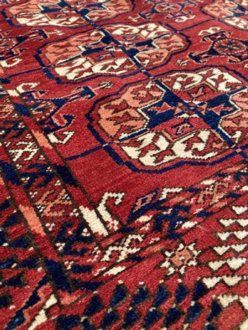 ANTIQUE TEKKE WEDDING RUG 170M X 137M - ADDITIONAL PHOTO 8