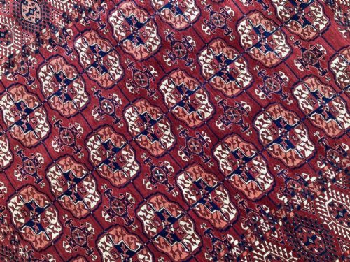 ANTIQUE TEKKE WEDDING RUG 170M X 137M - ADDITIONAL PHOTO 9