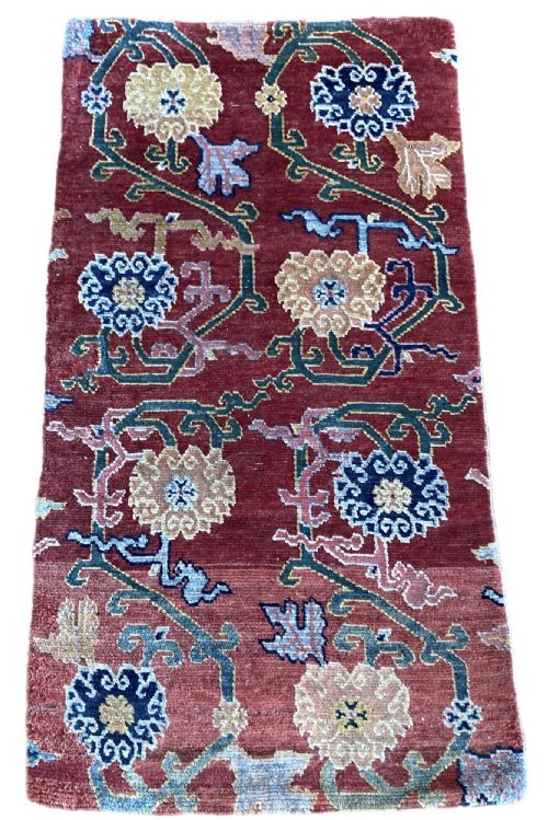 ANTIQUE TIBETAN RUG 154M X 078M - ADDITIONAL PHOTO 1