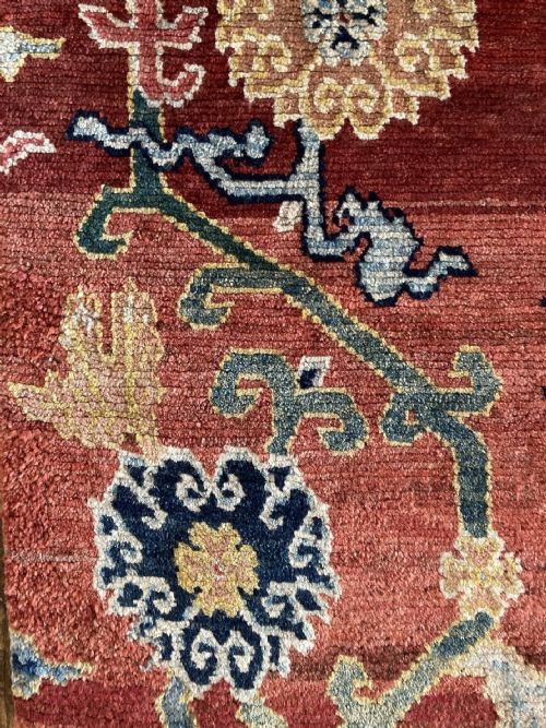 ANTIQUE TIBETAN RUG 154M X 078M - ADDITIONAL PHOTO 6