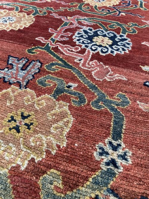 ANTIQUE TIBETAN RUG 154M X 078M - ADDITIONAL PHOTO 9