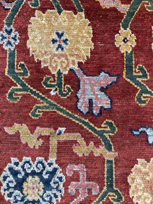 ANTIQUE TIBETAN RUG 154M X 078M - ADDITIONAL PHOTO 11