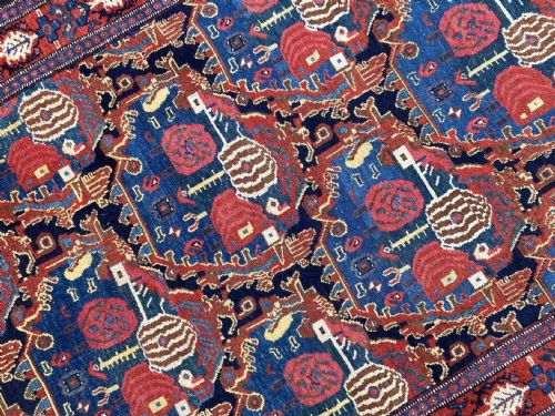 ANTIQUE SENNEH RUG 155M X 107M - ADDITIONAL PHOTO 8