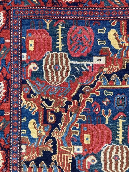 ANTIQUE SENNEH RUG 155M X 107M - ADDITIONAL PHOTO 9