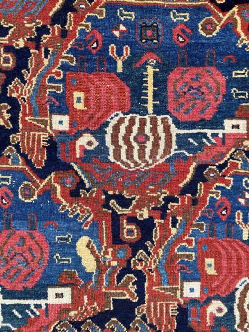 ANTIQUE SENNEH RUG 155M X 107M - ADDITIONAL PHOTO 10