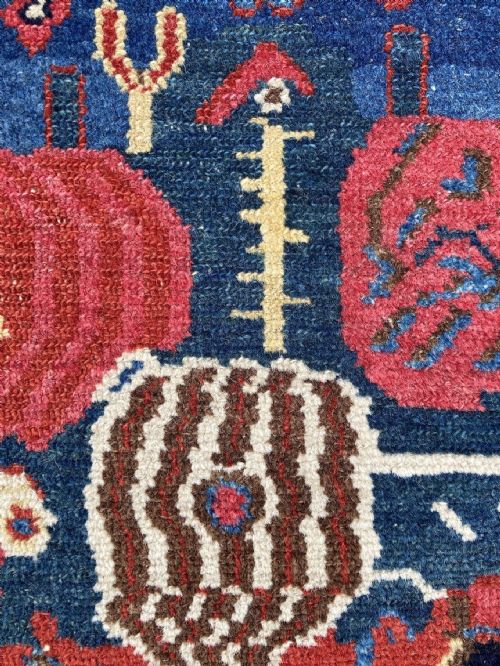 ANTIQUE SENNEH RUG 155M X 107M - ADDITIONAL PHOTO 14