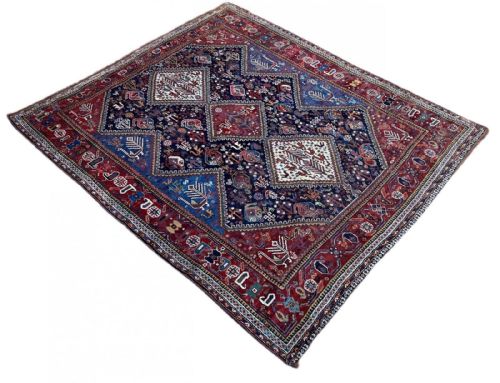 ANTIQUE QASHQAI RUG 190M 157M - ADDITIONAL PHOTO 2