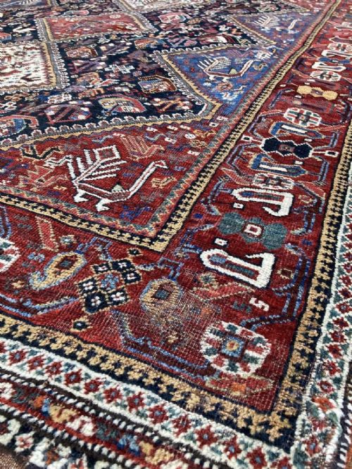 ANTIQUE QASHQAI RUG 190M 157M - ADDITIONAL PHOTO 7