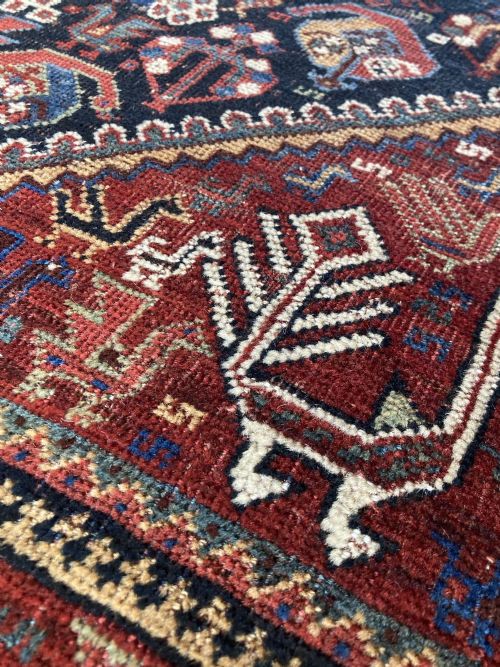 ANTIQUE QASHQAI RUG 190M 157M - ADDITIONAL PHOTO 8