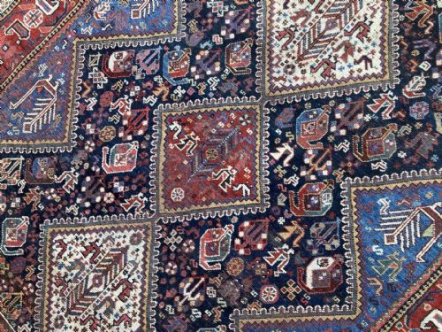 ANTIQUE QASHQAI RUG 190M 157M - ADDITIONAL PHOTO 9