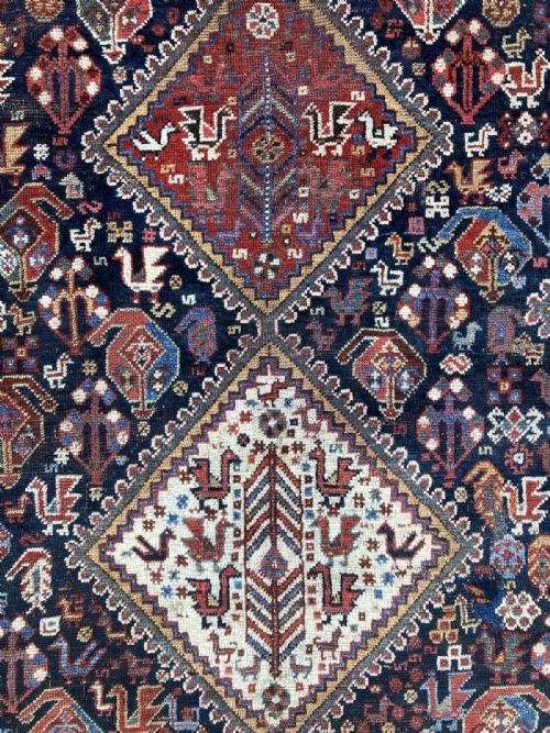 ANTIQUE QASHQAI RUG 190M 157M - ADDITIONAL PHOTO 10