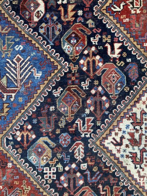 ANTIQUE QASHQAI RUG 190M 157M - ADDITIONAL PHOTO 12