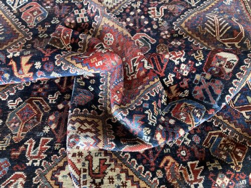 ANTIQUE QASHQAI RUG 190M 157M - ADDITIONAL PHOTO 15