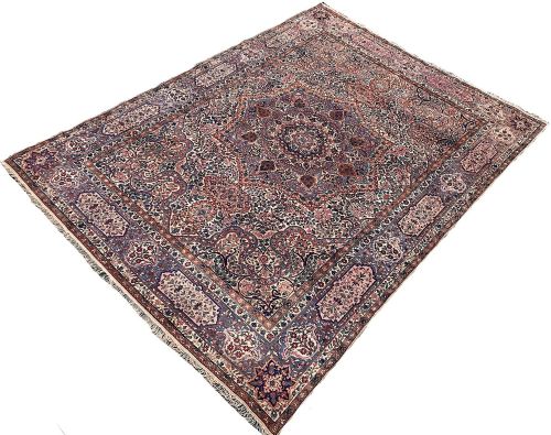 ANTIQUE KIRMAN LAVAR CARPET 340M X 255M - ADDITIONAL PHOTO 2