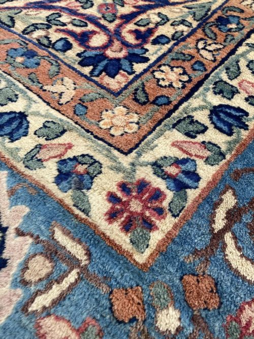 ANTIQUE KIRMAN LAVAR CARPET 340M X 255M - ADDITIONAL PHOTO 9