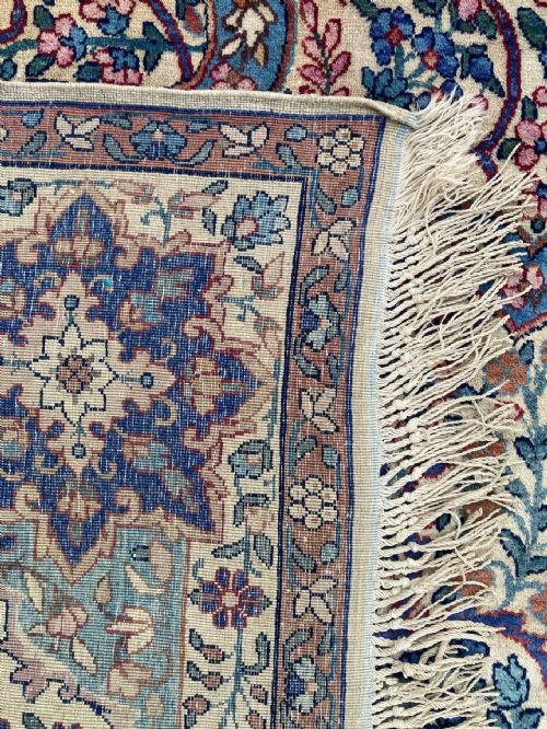 ANTIQUE KIRMAN LAVAR CARPET 340M X 255M - ADDITIONAL PHOTO 18