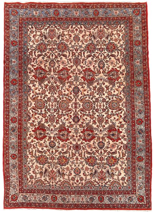 vintage qum carpet 322m x 237m - CATEGORY: ANTIQUE RUGS - DATED 1940