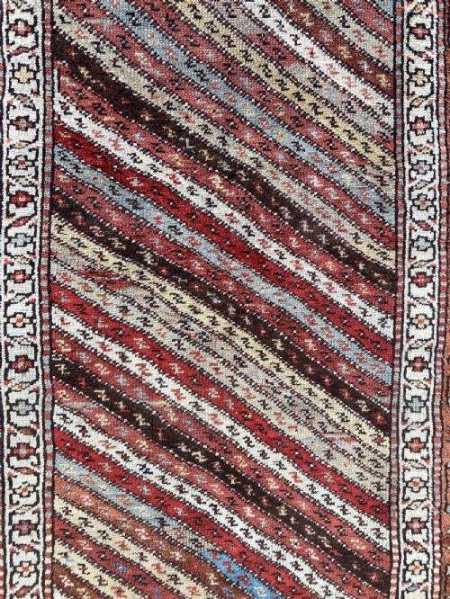 ANTIQUE KURDISH RUNNER 263M X 109M - ADDITIONAL PHOTO 13