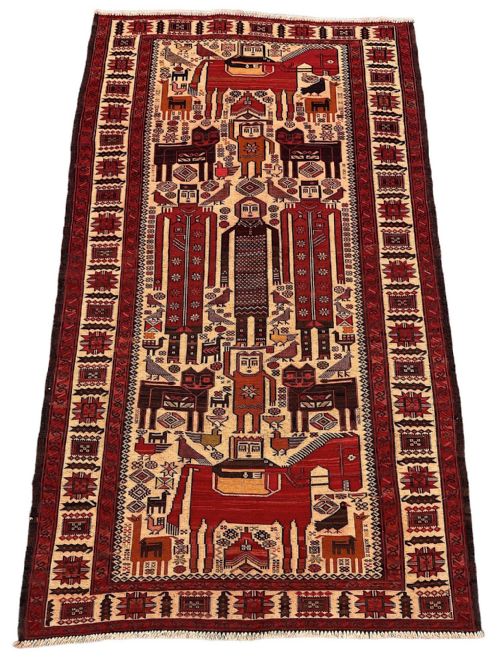 VINTAGE KURDISH SOUMAKH RUG 223M X 130M - ADDITIONAL PHOTO 1