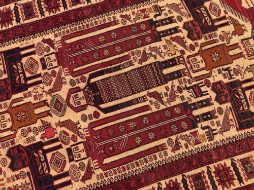 VINTAGE KURDISH SOUMAKH RUG 223M X 130M - ADDITIONAL PHOTO 10